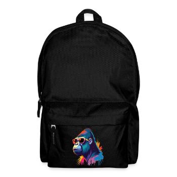 Gorilla Art Artwork Pop Art Gorilla - Backpack - black - Front