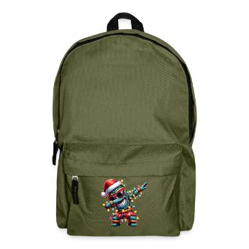 Dabbing Tiki Luau Masque Tiki Hawaïen - Sac à dos - vert olive - Devant