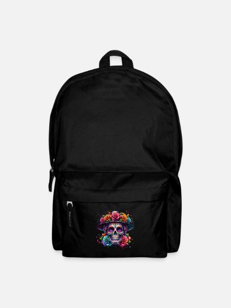 Carnaval, Halloween et Día de los Muertos - Sac à dos - noir