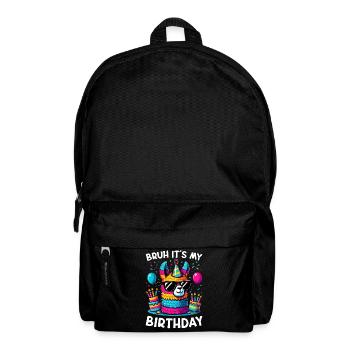 Llama Pinata Cute Alpaca - Animal Birthday Fiesta - Backpack - black - Front