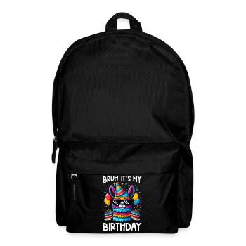 Llama Pinata Cute Alpaca - Animal Birthday Fiesta - Backpack - black - Front