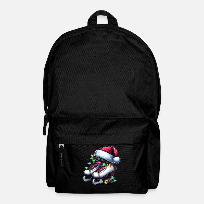 Schlittschuhlaufen Schlittschuhläuferin Eiskunstla - Rucksack - Schwarz