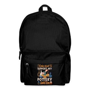 Pottery Ceramics Artist I Only - Backpack - black - Front