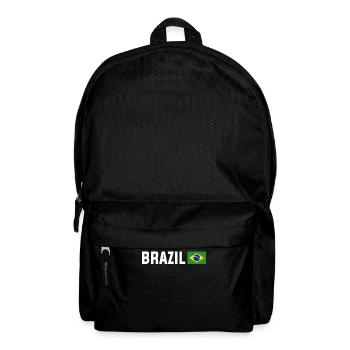 Brasilien Brazil shirt Brasilianer Rio de Janeirao - Rucksack - Schwarz - Vorne