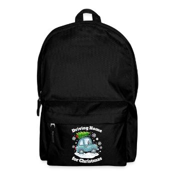 Christmas Family Home Car Christmas Tree - Backpack - black - Front