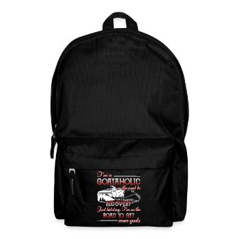 I'm A Goataholic On The Road To Recovery - Backpack - black - Front