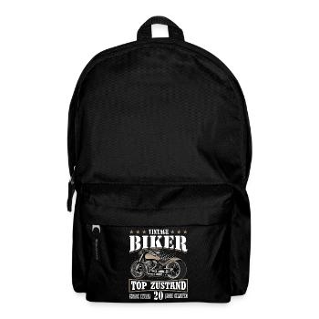 20 Birthday 2005 Motorcyclist Motorcycle - Backpack - black - Front