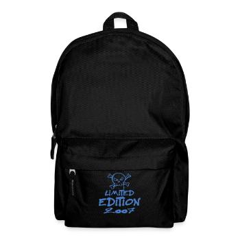 Limited Edition 2007 Geburtstag 2007 Geboren - Rucksack - Schwarz - Vorne