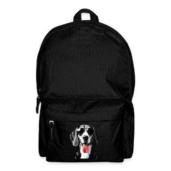 Beagle chien motif animal chiens drôles - Sac à dos - noir - Devant