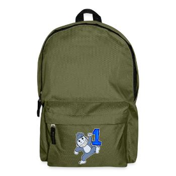 Zahl 1 Nummer Eins - Rucksack - Olivgrün - Vorne