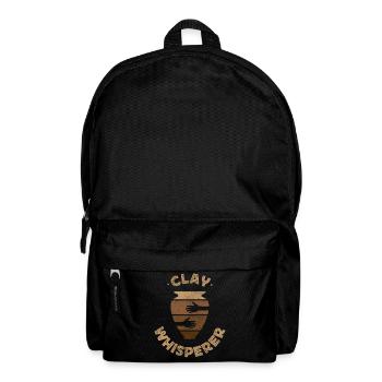 Pottery Ceramics Artist Clay - Backpack - black - Front