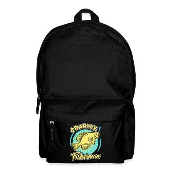 Fishing Crappie Fisherman - Backpack - black - Front