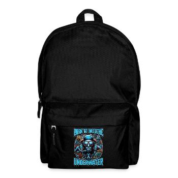 Scuba Diving Born To Breath Underwater Swimming - Rucksack - Schwarz - Vorne