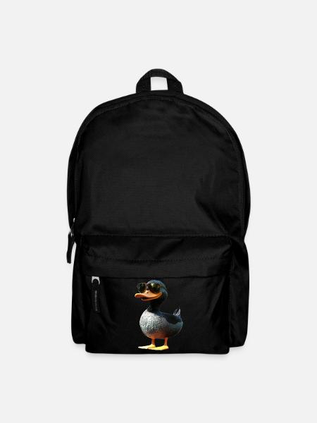 Canard, Canard colvert, Caneton, Caneton, , Canard - Sac à dos - noir