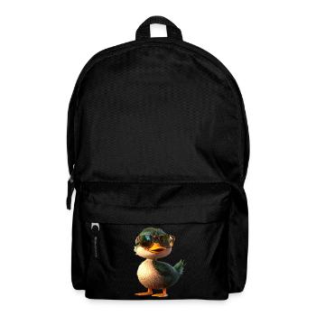 Ente Stockente Entenküken Duck Entlein Erpel Enten - Rucksack - Schwarz - Vorne