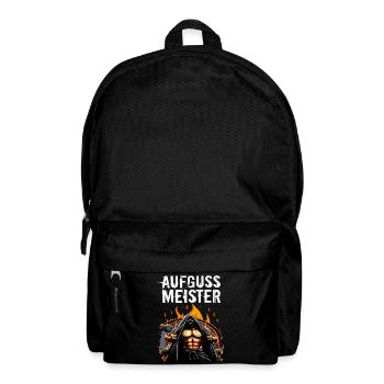 AUFGUSS MEISTER - Rucksack - Schwarz - Vorne