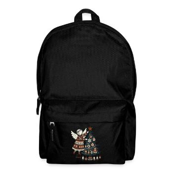 Weihnachtlicher Engel Im Skandinavischen - Rucksack - Schwarz - Vorne