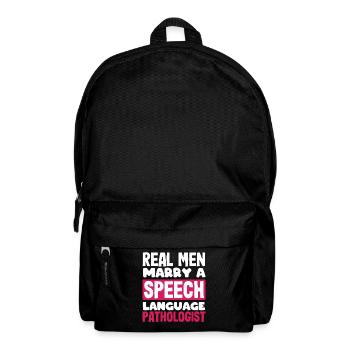 De vrais hommes épousent une orthophoniste - Sac à dos - noir - Devant