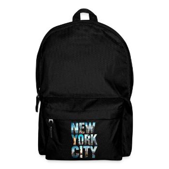 New York City Skyline - Rucksack - Schwarz - Vorne