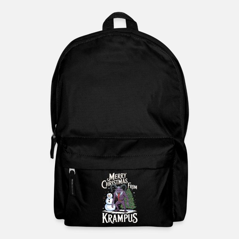 Krampus Knecht Ruprecht Perchten Nikolaus - Rucksack - Schwarz