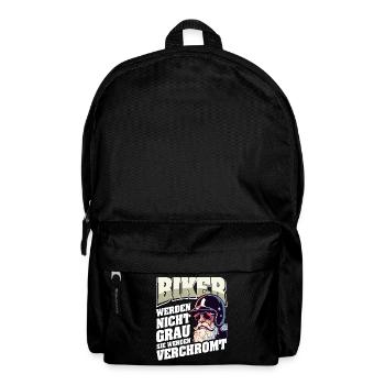 Motorcyclists Bikers don't go gray, they will - Backpack - black - Front