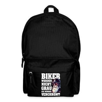Motorcyclists Bikers don't go gray, they will - Backpack - black - Front