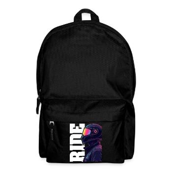 Cool Motorcyclist Biker Saying Ride Design - Backpack - black - Front