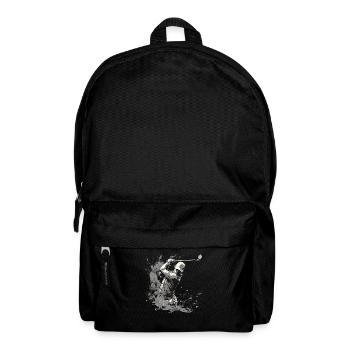 Golfer Zeichnung - Rucksack - Schwarz - Vorne