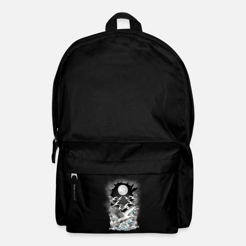 Möwen Möwe maritim - Rucksack - Schwarz
