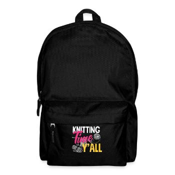 Du temps pour tricoter pour vous tous - Sac à dos - noir - Devant
