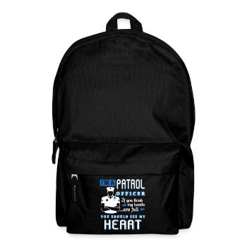Patrol Officer Patrol Officer Full Heart - Backpack - black - Front