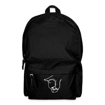 cat face graphic design - Rucksack - Schwarz - Vorne