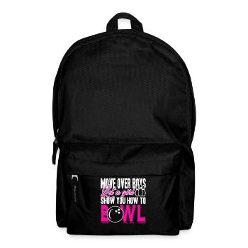 Bowling Let A Girl Shows You How To Bowl - Backpack - black - Front