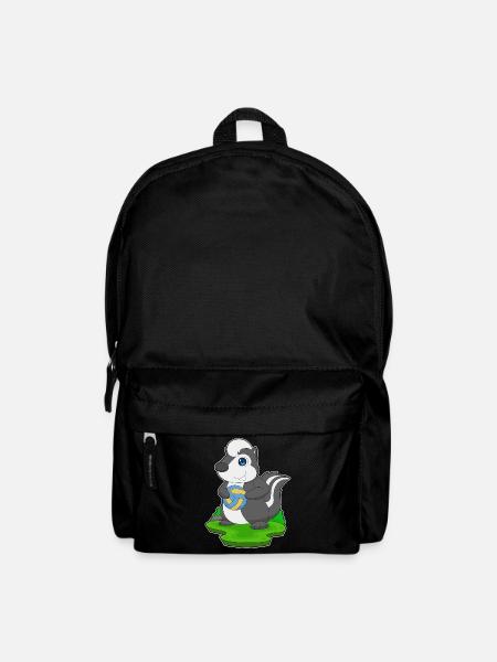 Skunk Volleyball Player Volleyball - Backpack - black