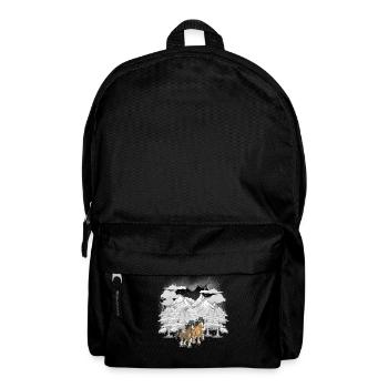 Xmas Austria Tyrol Winter Mountains Horses - Backpack - black - Front