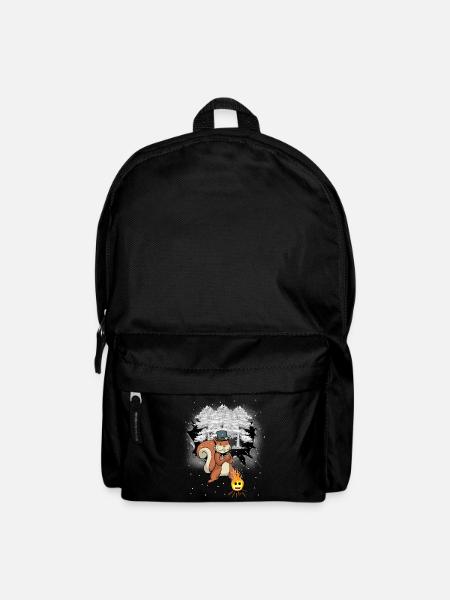 Winter Wald Eichhörnchen Kinder - Rucksack - Schwarz