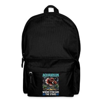 Aquarium Where Fish Are The Stars Fishkeeping - Rucksack - Schwarz - Vorne