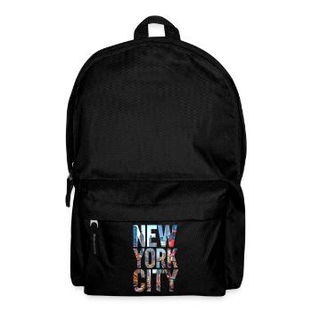 New York City Skyline - Rucksack - Schwarz - Vorne