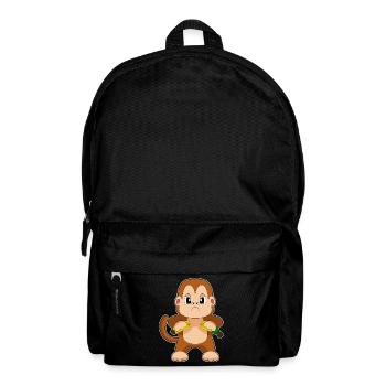 Banane Singe - Sac à dos - noir - Devant