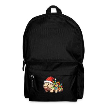Tardigrade Water Bear Microbiology Christmas Hat - Backpack - black - Front