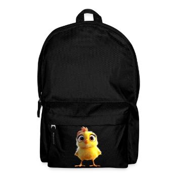 Poulet Poulet Poule Ferme Fermier Poulets mignons - Sac à dos - noir - Devant