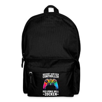 Hands me the controller the king wants to gamble - Backpack - black - Front