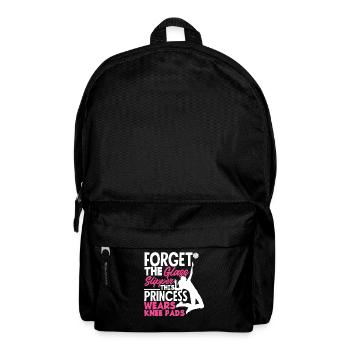 This princess plays volleyball - Backpack - black - Front