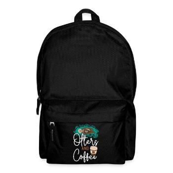 Otter Coffee Otters And Coffee - Backpack - black - Front