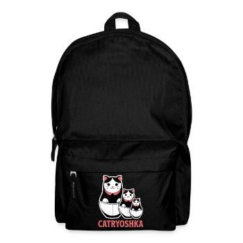 Lustige Catrjoschka Matroschka Schöne Russisch - Rucksack - Schwarz - Vorne