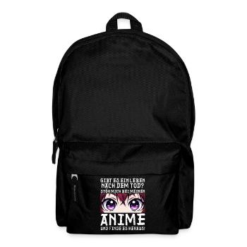 Anime Manga Otaku Japan Kawaii Waifu Anime Cosplay - Backpack - black - Front