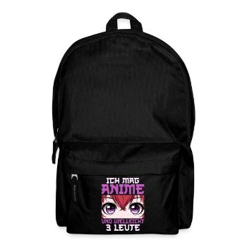Anime Manga Otaku Japan Kawaii Waifu Anime Cosplay - Rucksack - Schwarz - Vorne
