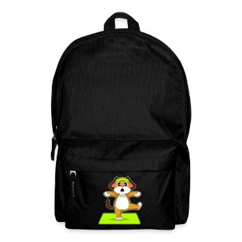 Chien Yoga Fitness Gymnastique - Sac à dos - noir - Devant