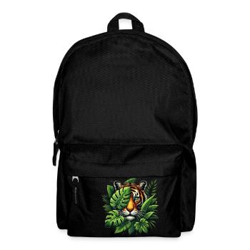Tiger in the jungle with wilderness and nature - Backpack - black - Front