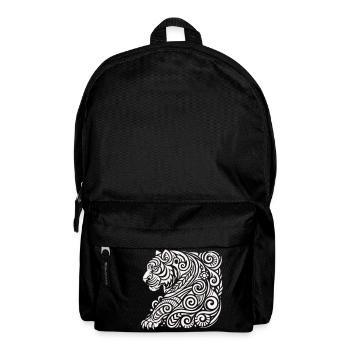 tiger tribal - Rucksack - Schwarz - Vorne
